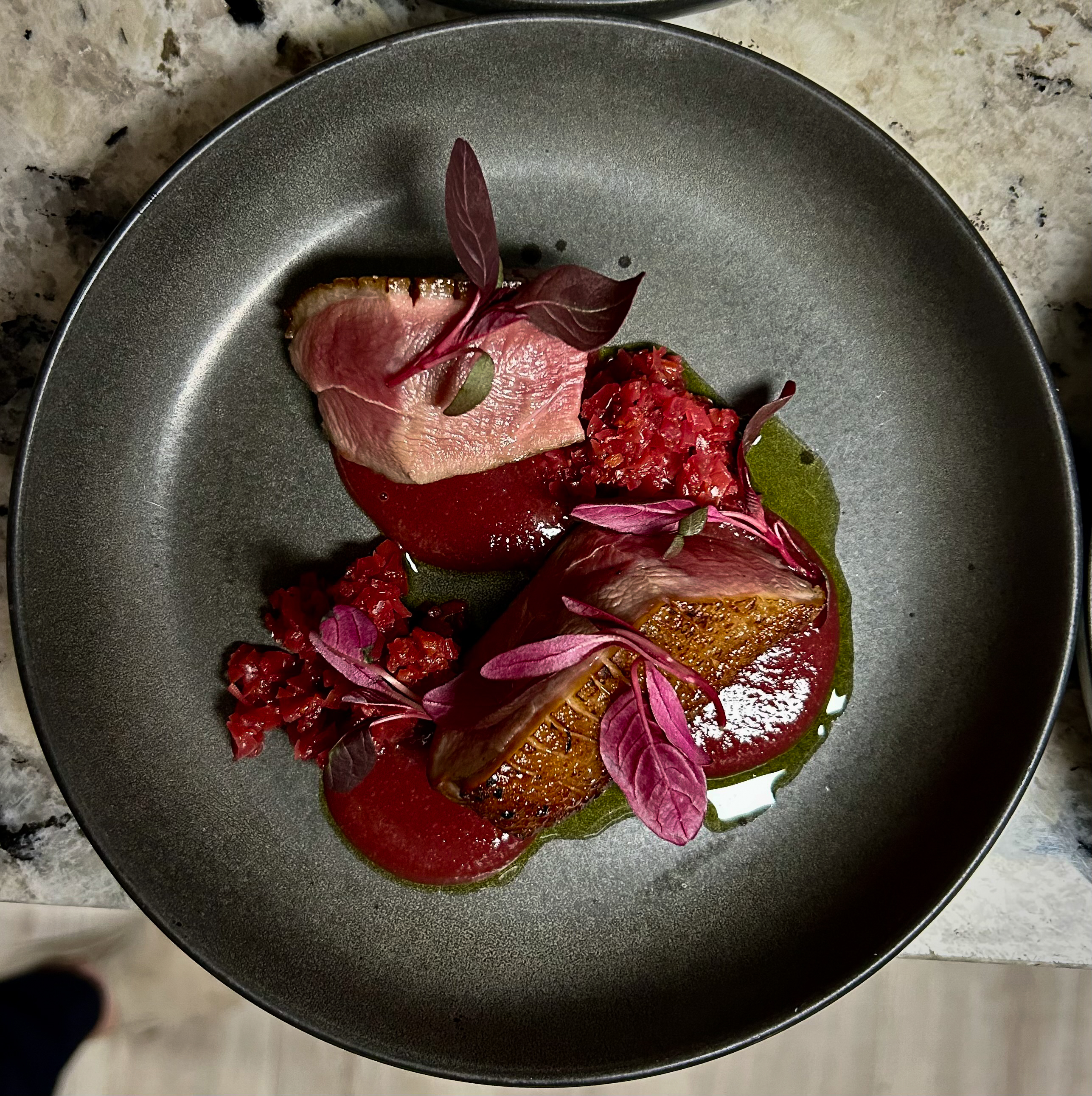 Duck Confit — slow-rendered with seasonal accompaniments